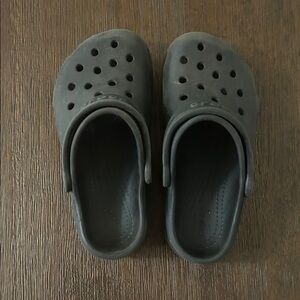 CROCS Kids Charcoal Slippers